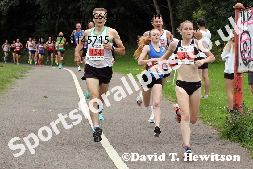 Womens and Mens Over-50s Sunderland 5k (Inc. NE and NCAA Champs), Silksworth, Sunderland, Thursday, July 22nd. Photo: David T. Hewitson/Sports for All Pics